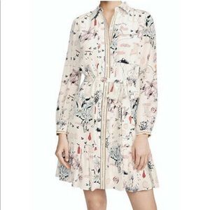 Tory Burch Silk Belted Shirtdress